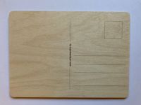 Holz-Postkarte R&uuml;ckseite